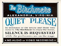 Quiet, The Birchmere